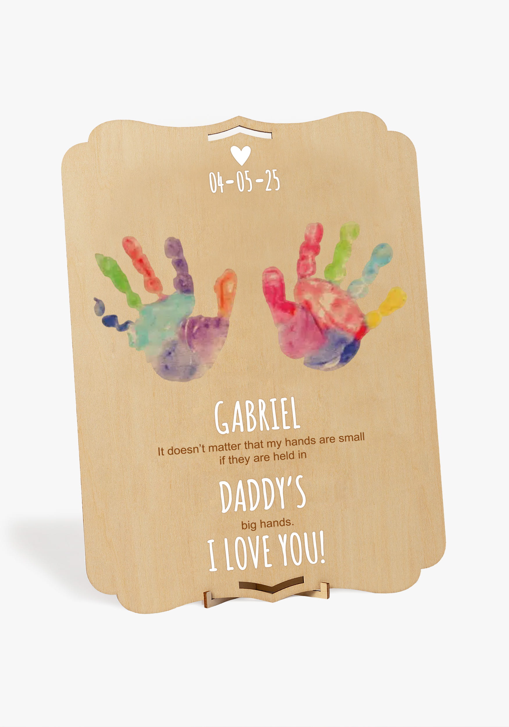 Baby footprints "little hands"