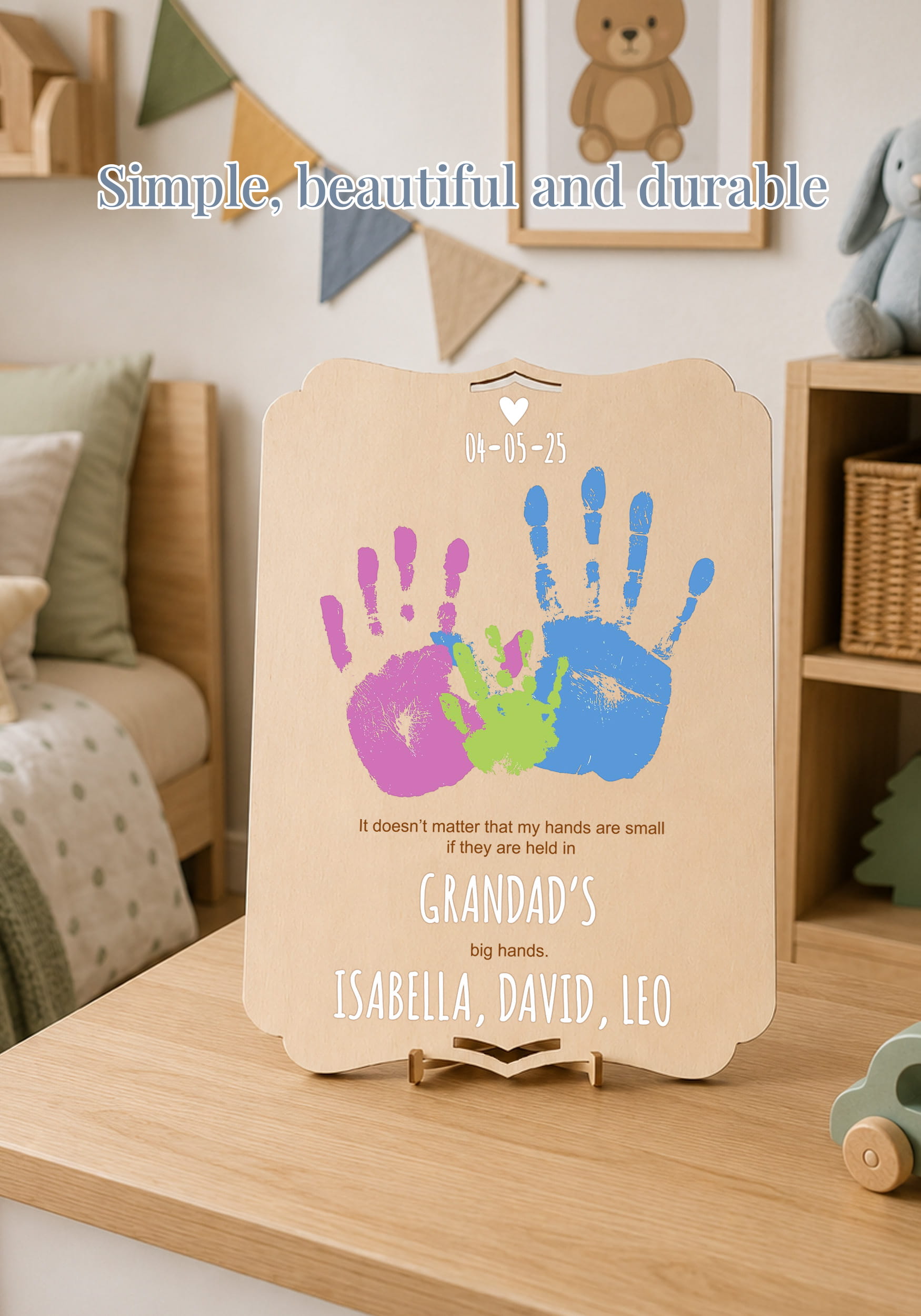 Baby footprints "little hands" - Image 2