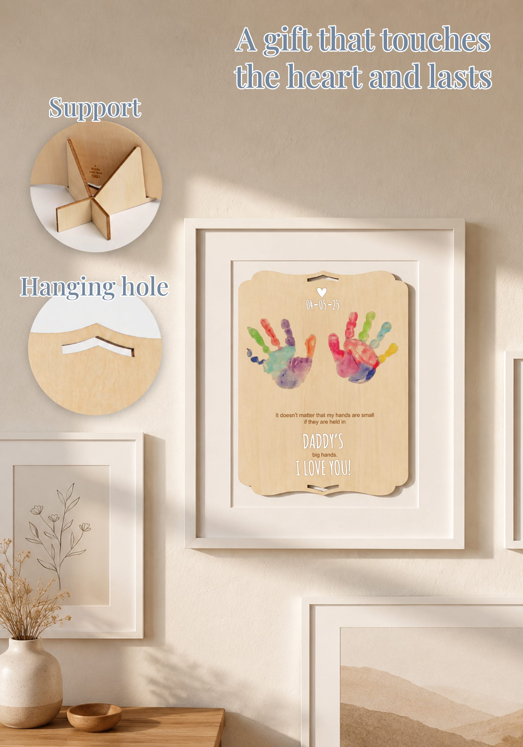 Baby footprints "little hands" - Image 3